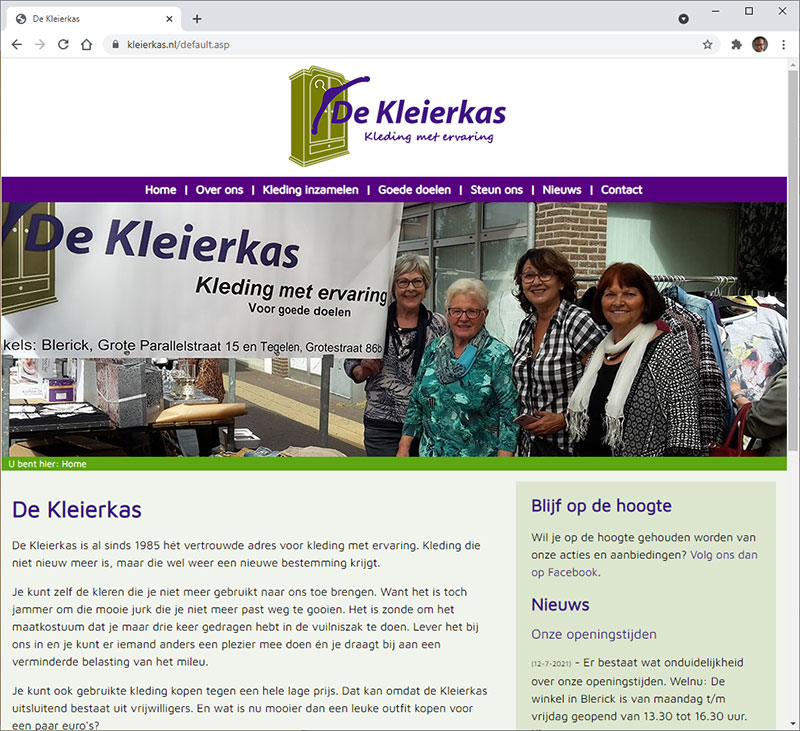 CLIM.nl portfolio: De Kleierkas